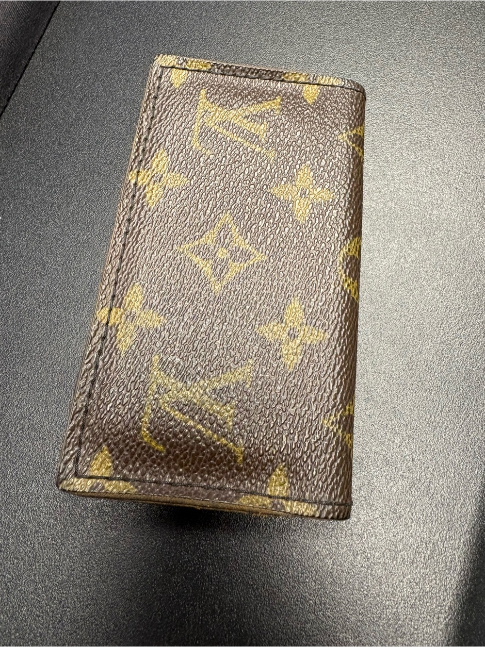 Louis Vuitton Brown and Gold Monogram card holder